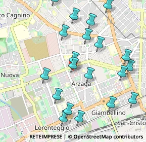 Mappa Via Montecuccoli Raimondo, 20147 Milano MI, Italia (1.126)