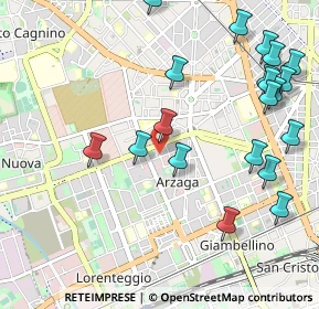 Mappa Via Montecuccoli Raimondo, 20147 Milano MI, Italia (1.245)
