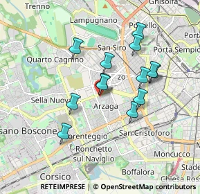 Mappa Via Montecuccoli Raimondo, 20147 Milano MI, Italia (1.51077)