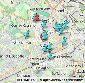 Mappa Via Montecuccoli Raimondo, 20147 Milano MI, Italia (1.39)