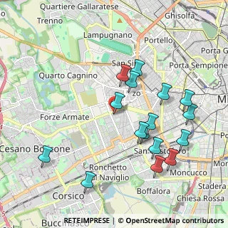 Mappa Via Pantigliate, 20147 Milano MI, Italia (2.03438)