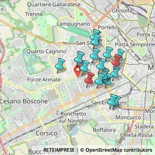 Mappa Via Nizzoli, 20147 Milano MI, Italia (1.5155)