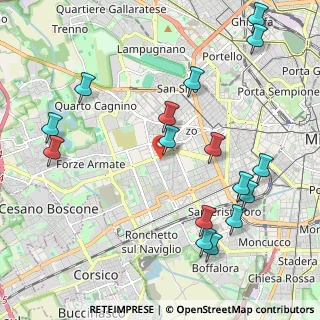 Mappa Via Nizzoli, 20147 Milano MI, Italia (2.4525)