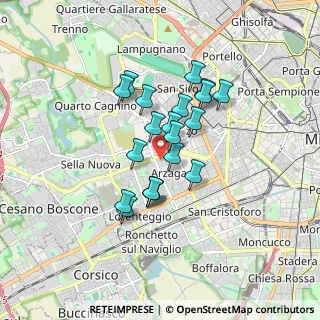 Mappa Via Nizzoli, 20147 Milano MI, Italia (1.303)