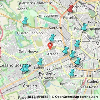 Mappa Via Pantigliate, 20147 Milano MI, Italia (2.4375)