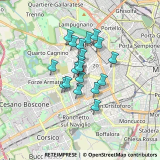 Mappa Via Nizzoli, 20147 Milano MI, Italia (1.217)