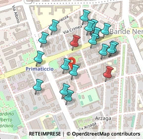 Mappa Via Montecuccoli Raimondo, 20147 Milano MI, Italia (0.228)