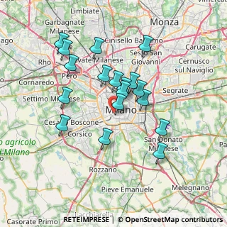 Mappa Via Giuseppe Sapeto, 20123 Milano MI, Italia (6.36222)