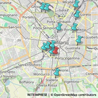 Mappa Via Giuseppe Sapeto, 20123 Milano MI, Italia (1.98231)