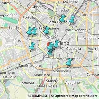 Mappa Via San Vincenzo, 20123 Milano MI, Italia (1.44727)
