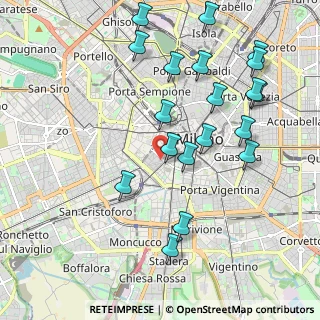 Mappa Via San Vincenzo, 20123 Milano MI, Italia (2.20947)
