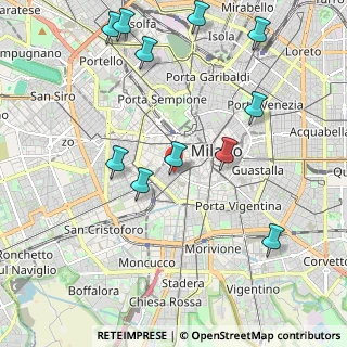 Mappa Via San Vincenzo, 20123 Milano MI, Italia (2.37273)