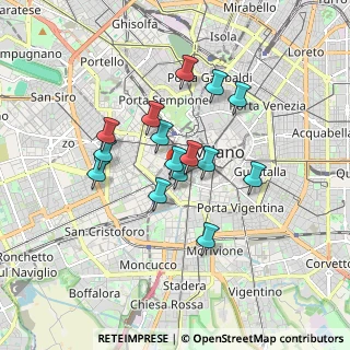 Mappa Via Giuseppe Sapeto, 20123 Milano MI, Italia (1.346)