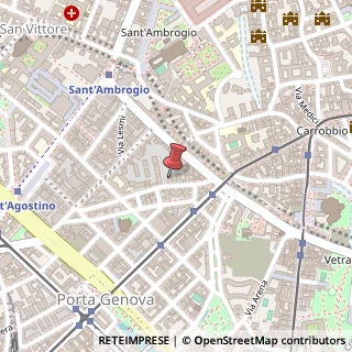 Mappa Via San Vincenzo, 14, 20123 Milano, Milano (Lombardia)