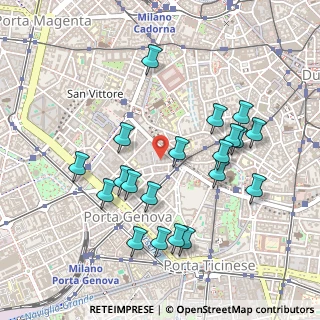 Mappa Via San Vincenzo, 20123 Milano MI, Italia (0.4895)