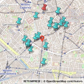 Mappa Corso Ticinese, 20123 Milano MI, Italia (0.4905)