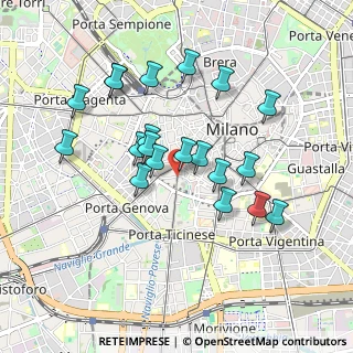 Mappa Corso Ticinese, 20123 Milano MI, Italia (0.8415)