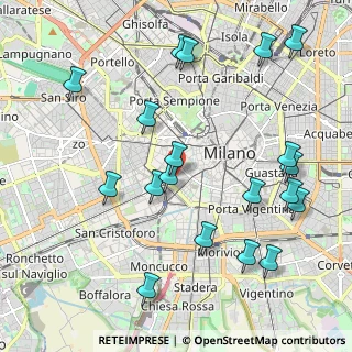 Mappa Via Ausonio, 20123 Milano MI, Italia (2.36947)