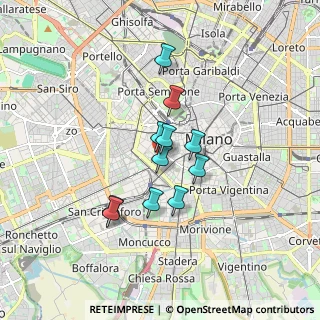 Mappa Via Ausonio, 20123 Milano MI, Italia (1.26091)