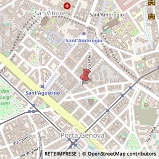 Mappa Via Giacomo Leopardi, 1, 20123 Milano, Milano (Lombardia)