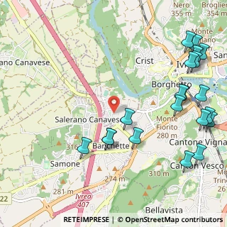 Mappa Via Salsei, 10010 Banchette TO, Italia (1.3985)
