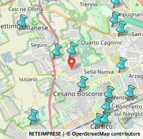 Mappa Via Valle Isorno, 20152 Milano MI, Italia (2.795)