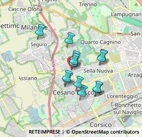 Mappa Via Val Isorno, 20152 Milano MI, Italia (1.25077)