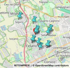 Mappa Via Valle Isorno, 20152 Milano MI, Italia (1.25714)