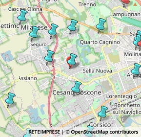 Mappa Via Val Isorno, 20152 Milano MI, Italia (3.05667)