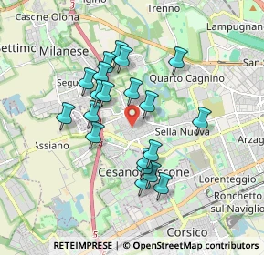 Mappa Via Valle Isorno, 20152 Milano MI, Italia (1.542)