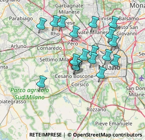 Mappa Via Val Isorno, 20152 Milano MI, Italia (6.47389)