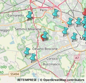 Mappa Via Val Isorno, 20152 Milano MI, Italia (6.1865)