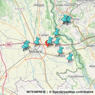 Mappa Piazza Chiesa, 28100 Novara NO, Italia (6.77727)