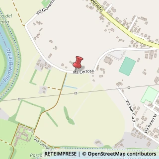 Mappa Via Certosa,  1, 35010 Vigodarzere, Padova (Veneto)