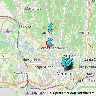 Mappa Largo Cà di Cozzi, 37124 Verona VR, Italia (2.29125)