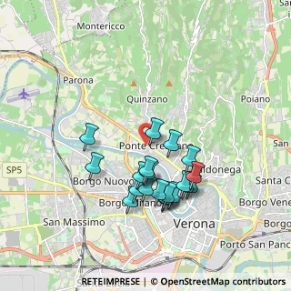 Mappa Largo Cà di Cozzi, 37124 Verona VR, Italia (1.6565)