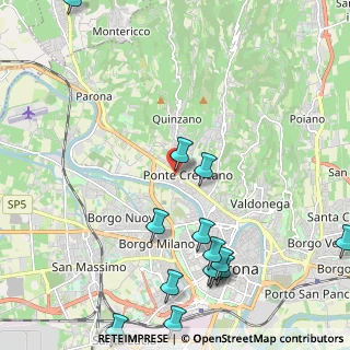 Mappa Largo Cà di Cozzi, 37124 Verona VR, Italia (2.82643)