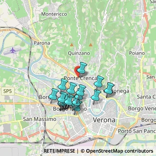 Mappa Largo Cà di Cozzi, 37124 Verona VR, Italia (1.6785)