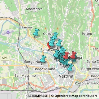 Mappa Largo Cà di Cozzi, 37124 Verona VR, Italia (1.4245)