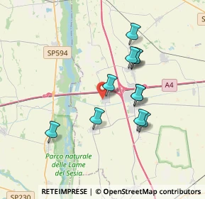 Mappa Via Camposanto, 28060 Recetto NO, Italia (3.09273)