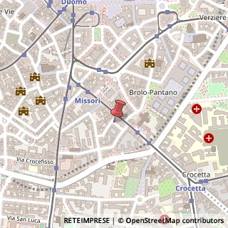 Mappa Via Privata Pietro Calderon de la Barca, 2, 20122 Milano, Milano (Lombardia)