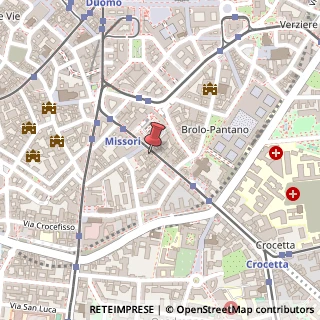 Mappa Corso di Porta Romana, 16, 20122 Milano, Milano (Lombardia)
