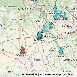 Mappa Via Edoardo Chinotto, 28100 Novara NO, Italia (15.79333)