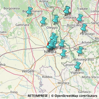 Mappa Via Edoardo Chinotto, 28100 Novara NO, Italia (14.17176)