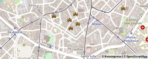 Mappa Milano