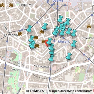 Mappa Via Amedei, 20123 Milano MI, Italia (0.2035)