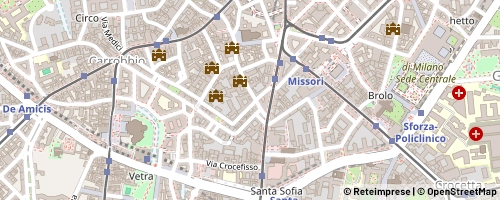 Mappa Milano