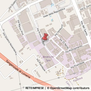 Mappa Via Primo Maggio,  13, 35010 Limena, Padova (Veneto)