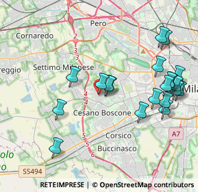 Mappa Via Val Cannobina, 20152 Milano MI, Italia (4.3775)