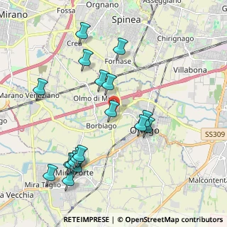 Mappa Via Sardegna, 30034 Mira VE, Italia (2.20944)